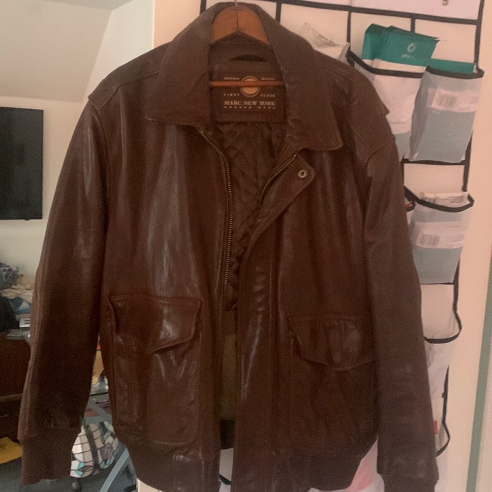 Leather jacket Marc New York